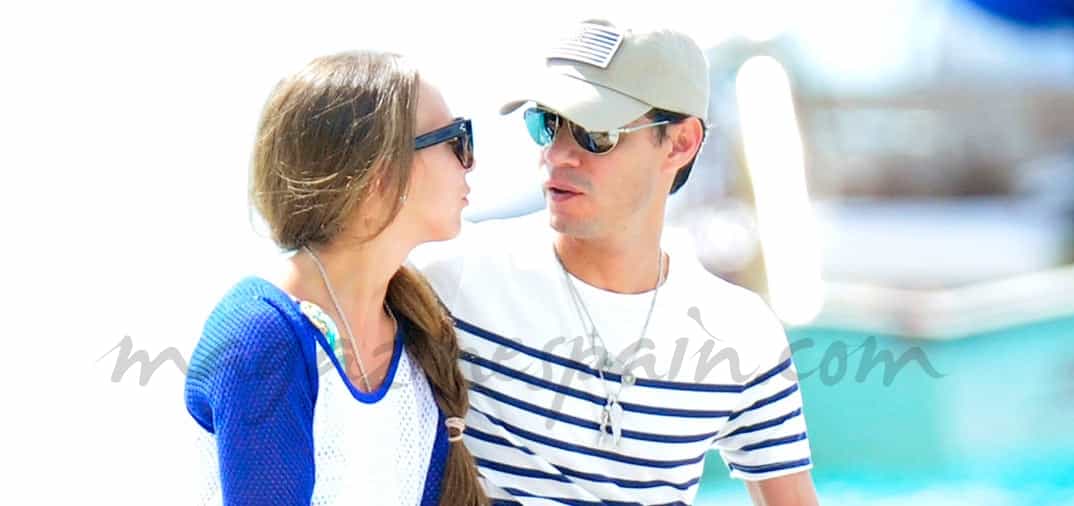 Marc Anthony y Chloe Green se reconcilian en Barbados