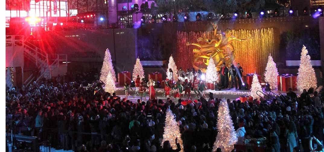 Mariah Carey en el Rockefeller Center