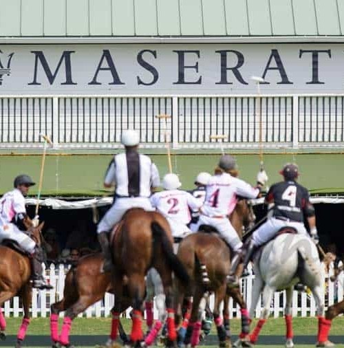 Maserati celebra su 100 aniversario en los campos de Polo