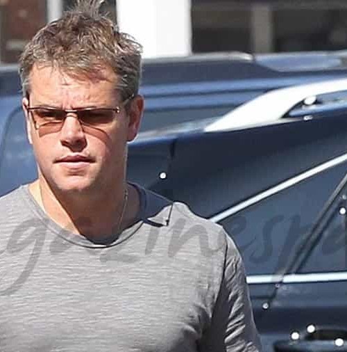 Matt Damon, su mujer y sus cuatro hijos