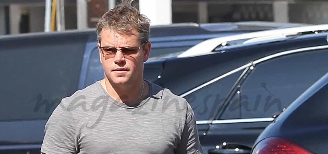 Matt Damon, su mujer y sus cuatro hijos