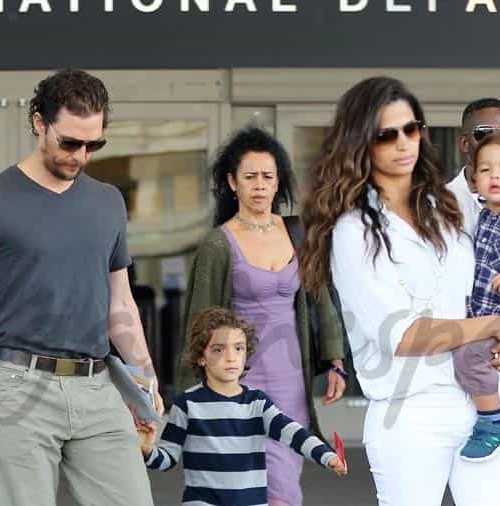 Matthew Mcconaughey y Camila Alves presumen de familia