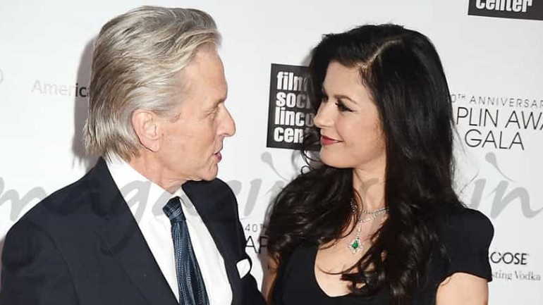 Michael Douglas y Catherine Zeta-Jones, cumplen hoy 70 y 45 años