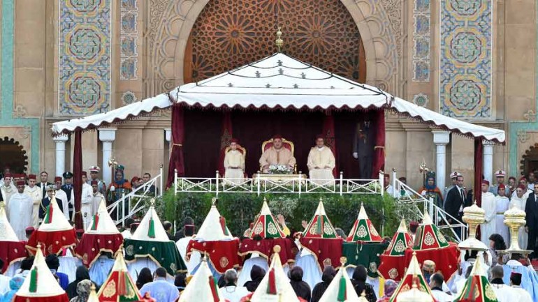 Empieza la boda, de Moulay Rachid y Oum Keltoum Boufares, en Rabat
