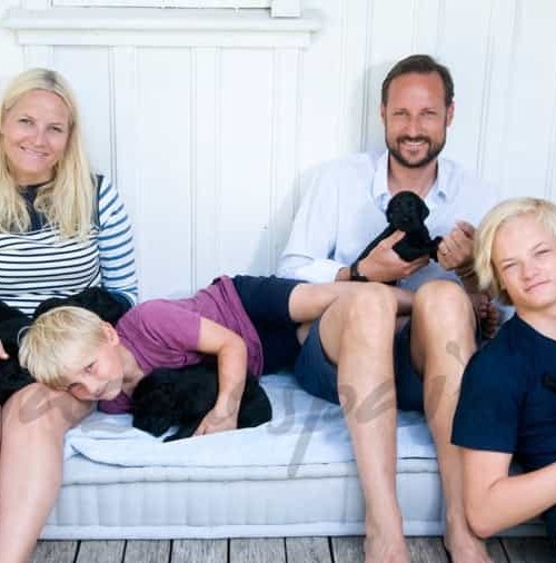 Los Principes de Noruega y sus 9 cachorros