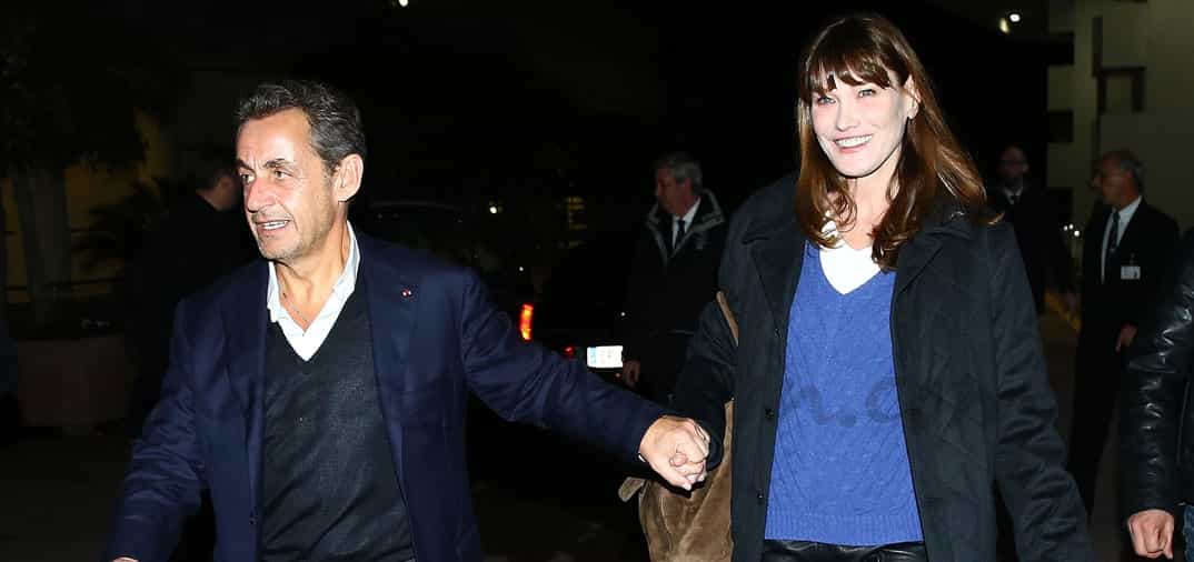 La felicidad de Carla Bruni y Nicolas Sarkozy, en San Valentín