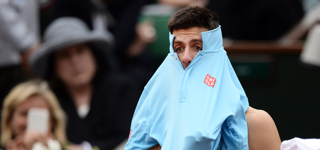 Novak Djokovic y sus bromas
