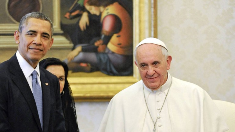 Encuentro histórico entre Barack Obama y el Papa Francisco