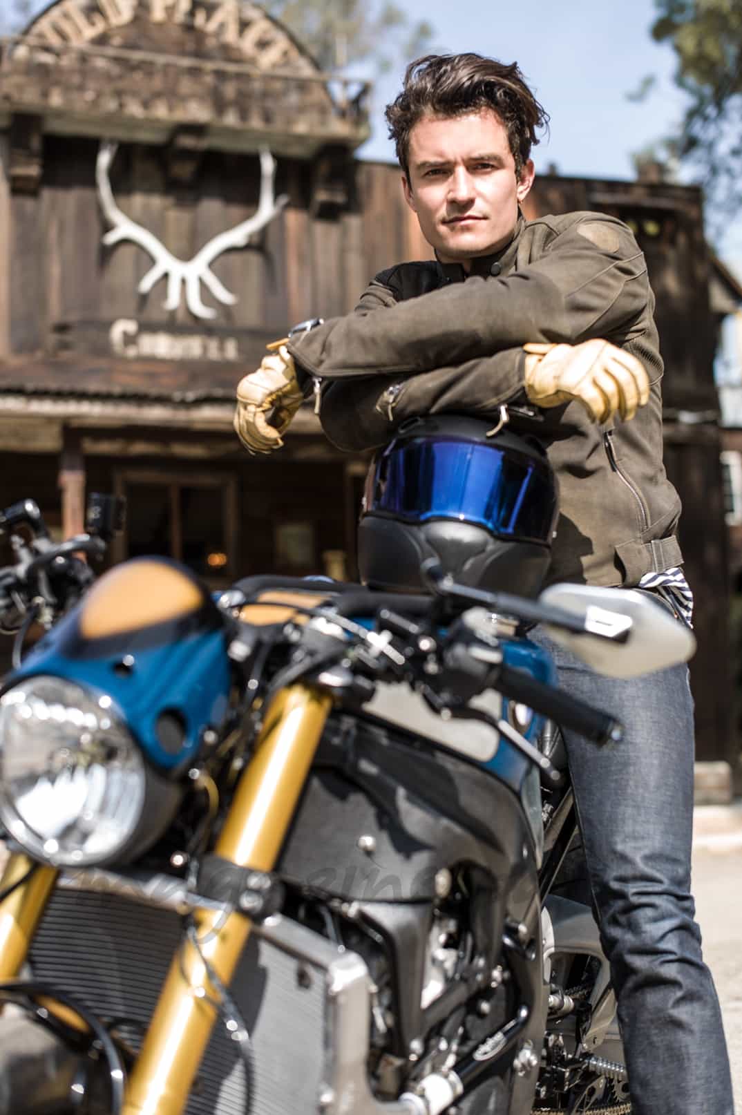 Orlando Bloom y sus motos