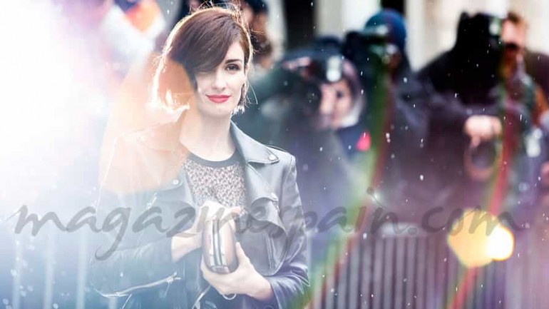 El look rockero de Paz Vega en París