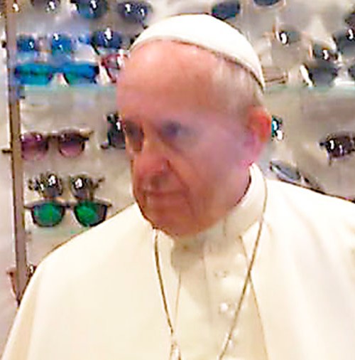El Papa Francisco en la óptica