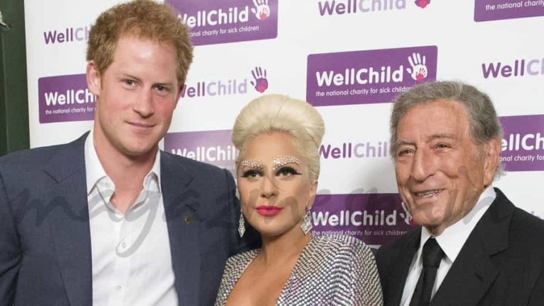 Lady Gaga y el príncipe Harry, unidos por una buena causa
