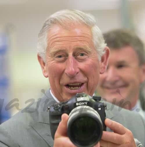 El príncipe Carlos, improvisado paparazzi