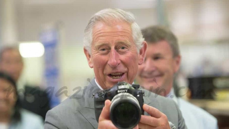 El príncipe Carlos, improvisado paparazzi