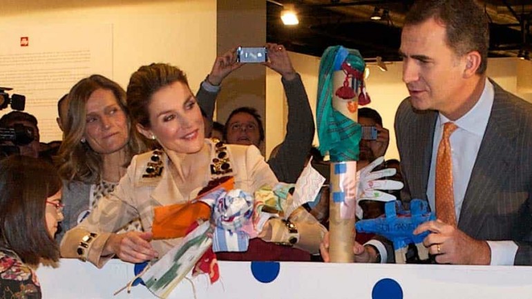 La princesa Letizia elegantísima en ARCO