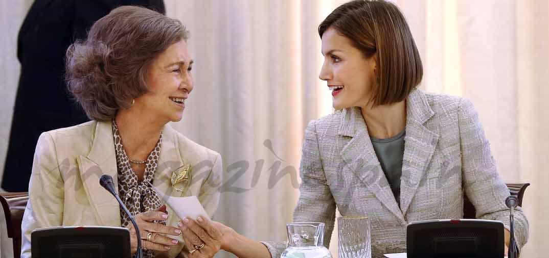 La complicidad de las reinas Sofía y Letizia