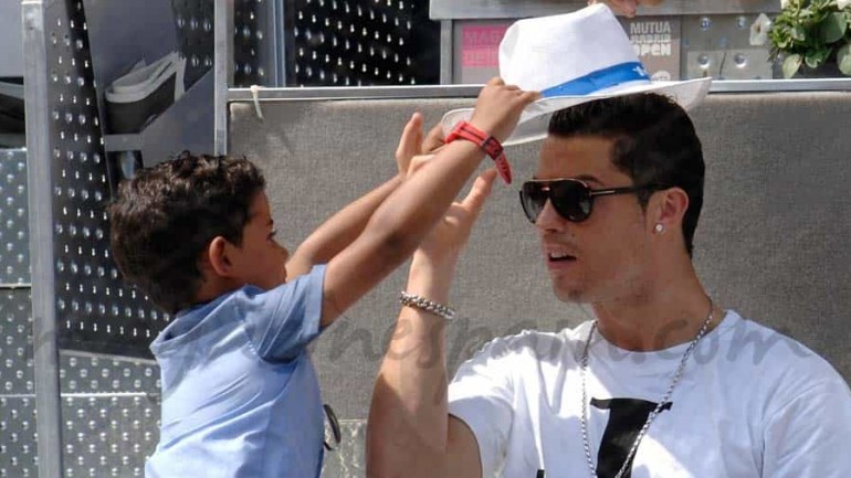 Cristiano Ronaldo y Cristiano Ronaldo Jr. fans de Rafa Nadal