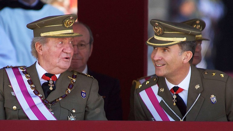 Primer acto oficial del príncipe Felipe, tras ser nombrado heredero