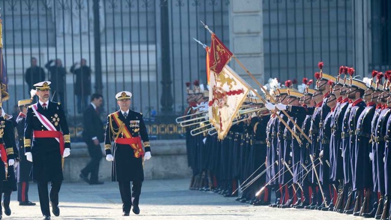 Primera Pascua Militar como Reyes de España