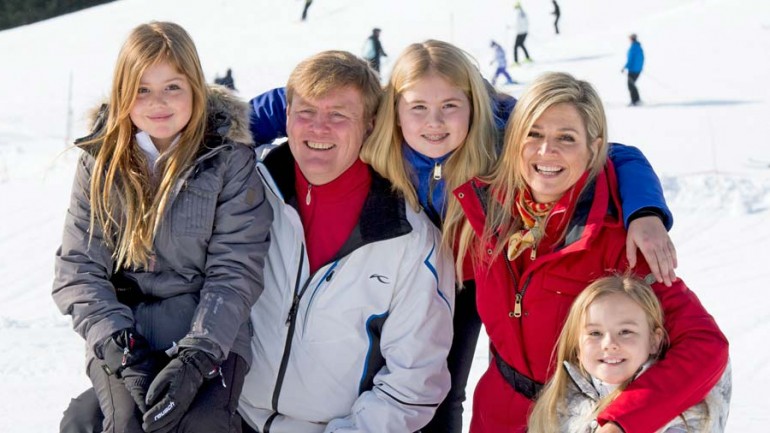Familia Real Holandesa, vacaciones en la nieve de Austria