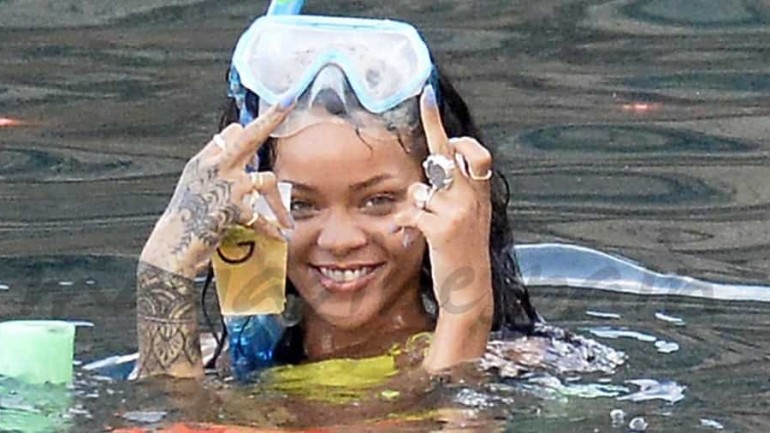Rihanna últimos días de vacaciones