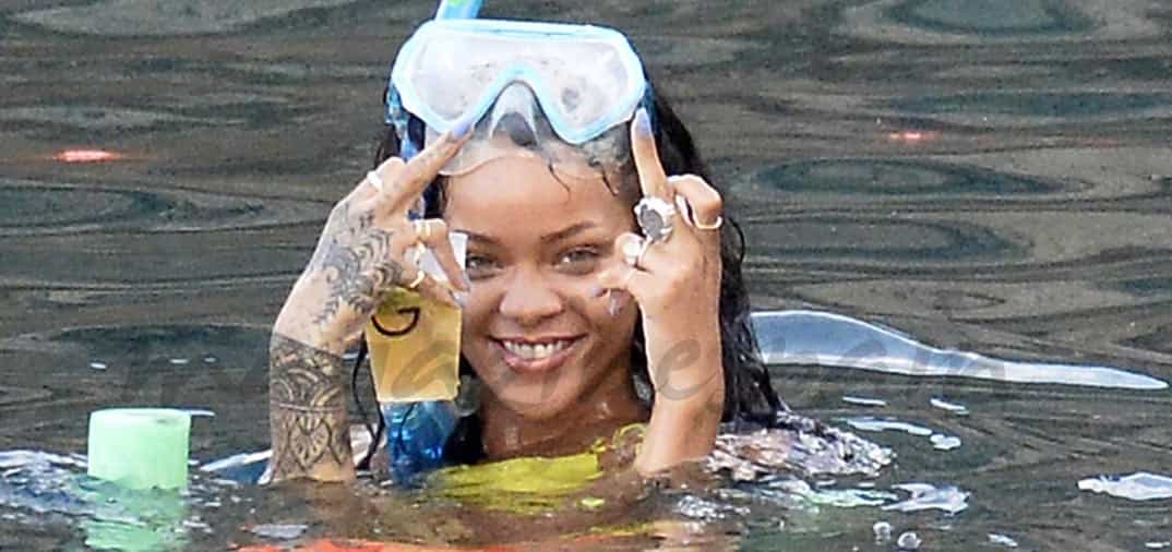 Rihanna últimos días de vacaciones