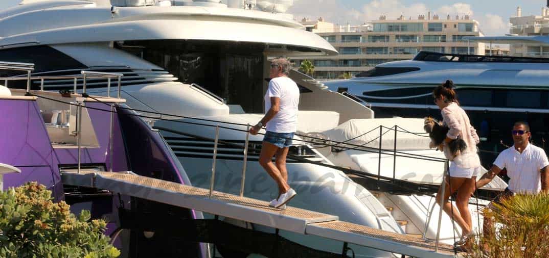 Roberto Cavalli y Lina Nilson, el amor no tiene edad…