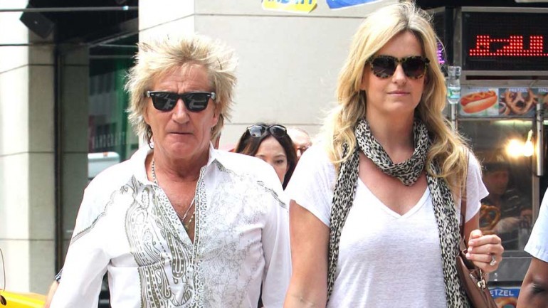 Rod Stewart y Penny Lancaster, una pareja con estilo
