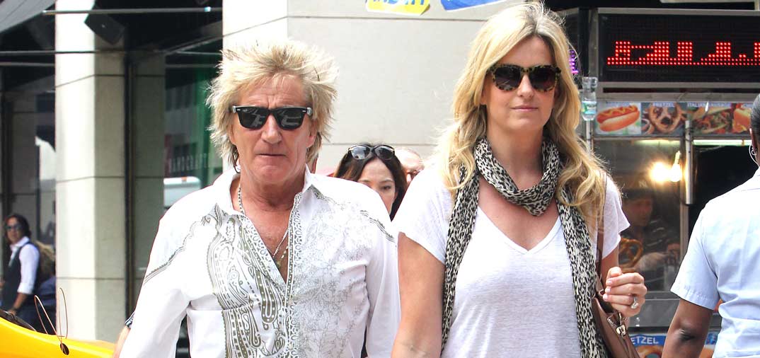 Rod Stewart y Penny Lancaster, una pareja con estilo