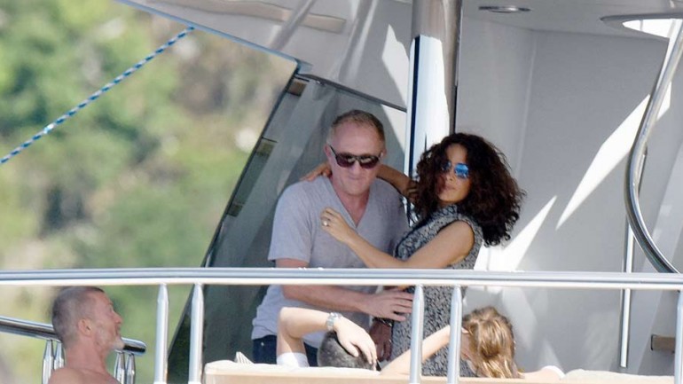 Salma Hayek vacaciones navideñas