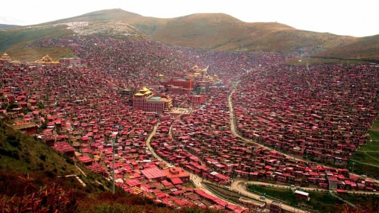La increíble ciudad de los budistas