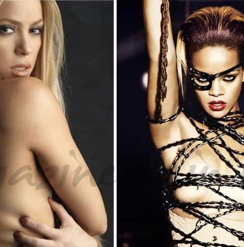 Shakira y Rihanna compiten en sensualidad