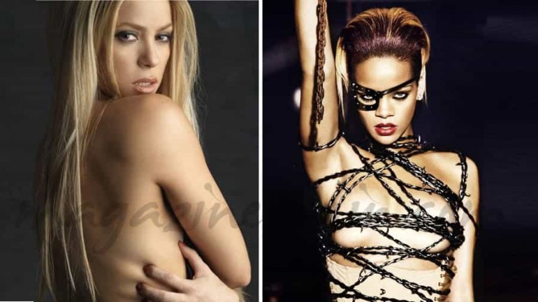 Shakira y Rihanna compiten en sensualidad