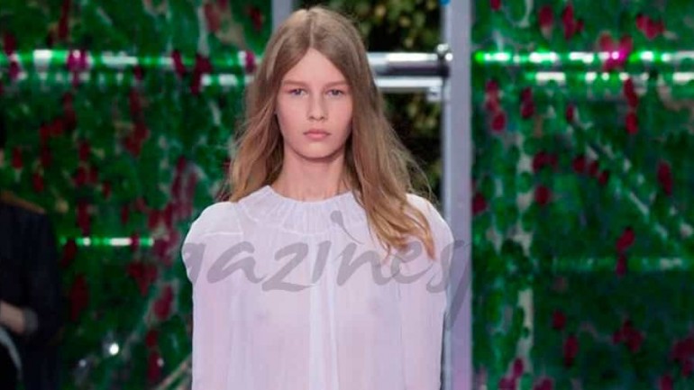 Sofia Mechetner, una niña de 14 años, imagen de Dior