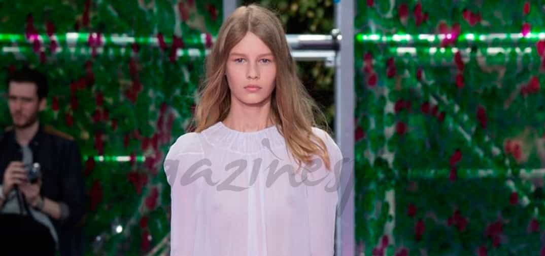 Sofia Mechetner, una niña de 14 años, imagen de Dior