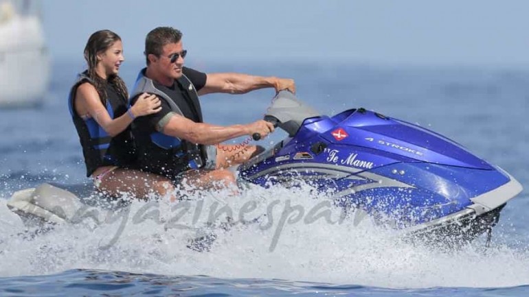 Las vacaciones de la familia Stallone