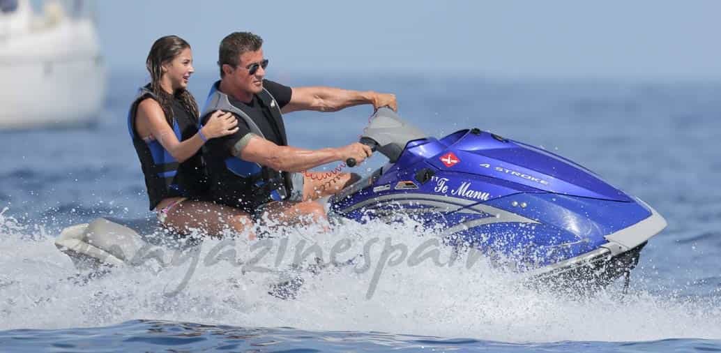 Las vacaciones de la familia Stallone