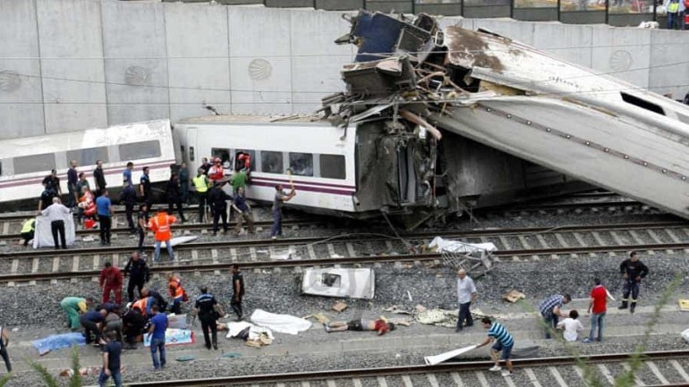 Dramático accidente de tren en Santiago