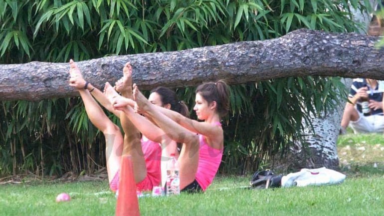 Ursula Corberó se pone en forma