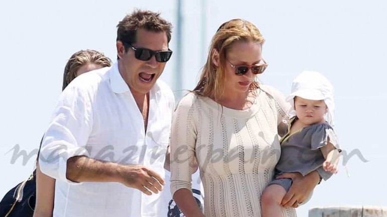 Uma Thurman, mamá a los 43