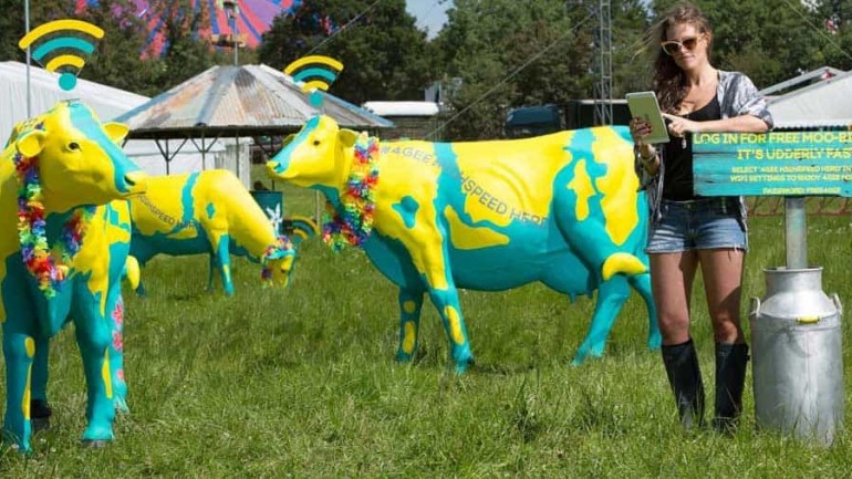 Las vacas wi-fi