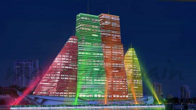 Un hospital con forma de barco de vela