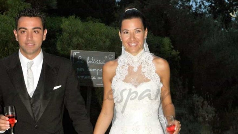 Xavi Hernandez y Nuria Cunillera, boda