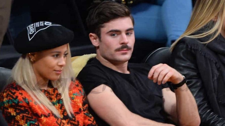 Zac Efron y Sami Miró muy compenetrados