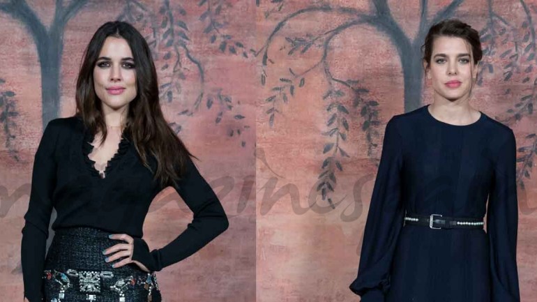 Adriana Ugarte y Carlota Casiraghi coinciden en París