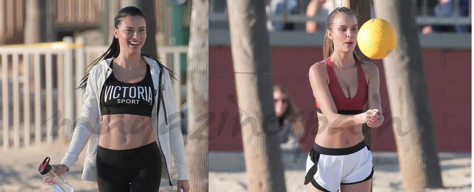 Adriana Lima y el nuevo «ángel» Josephine Skriver, el secreto de su cuerpo diez