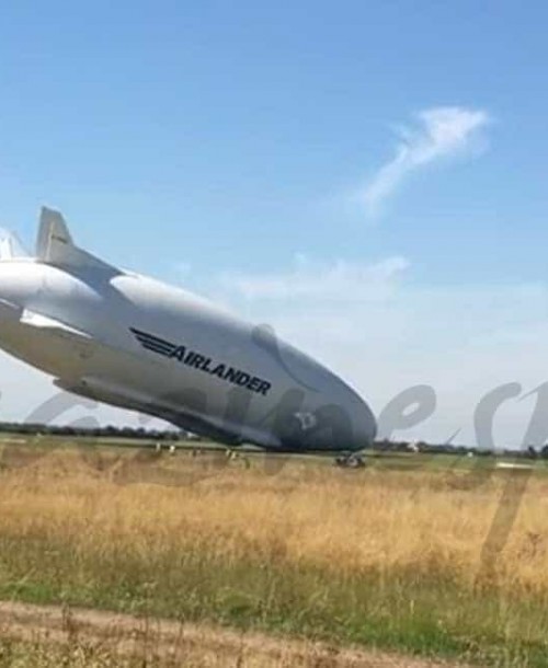 Se estrella el Airlander, el avión más grande del mundo