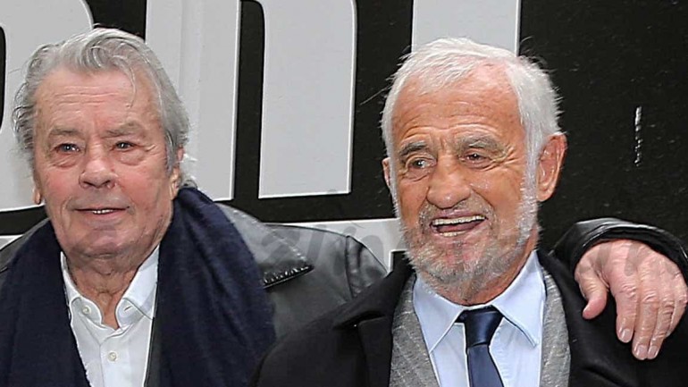 Alain Delon y Jean-Paul Belmondo juntos de nuevo