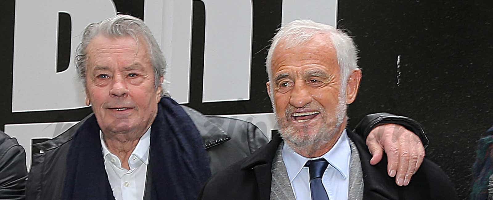 Alain Delon y Jean-Paul Belmondo juntos de nuevo