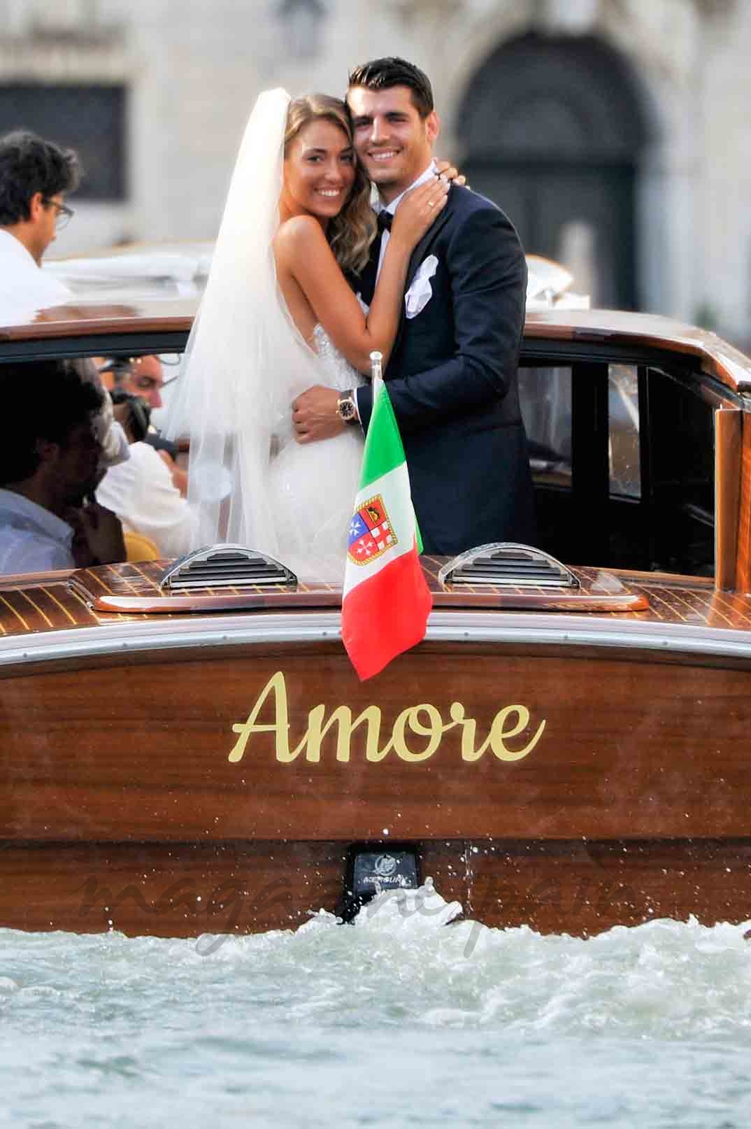 alvaro morata y alice campello boda en venecia